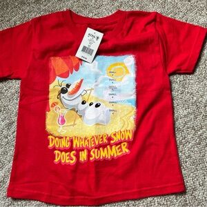 NWT Frozen/Olaf T-shirt LittleKids Size Small (4)